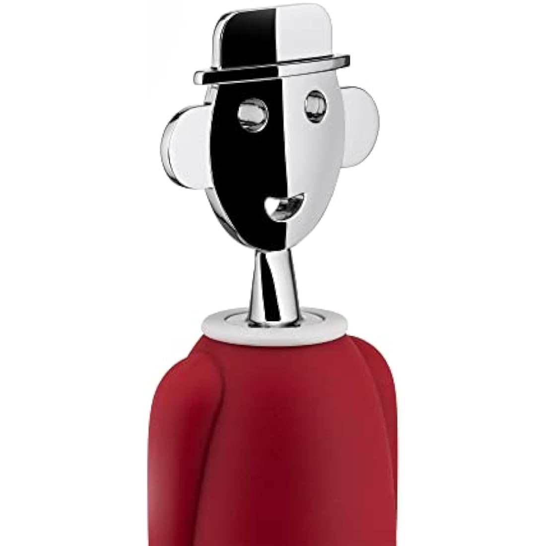 Alessi Alessandro M. Corkscrew – Red Designer Wine Opener in Zamak