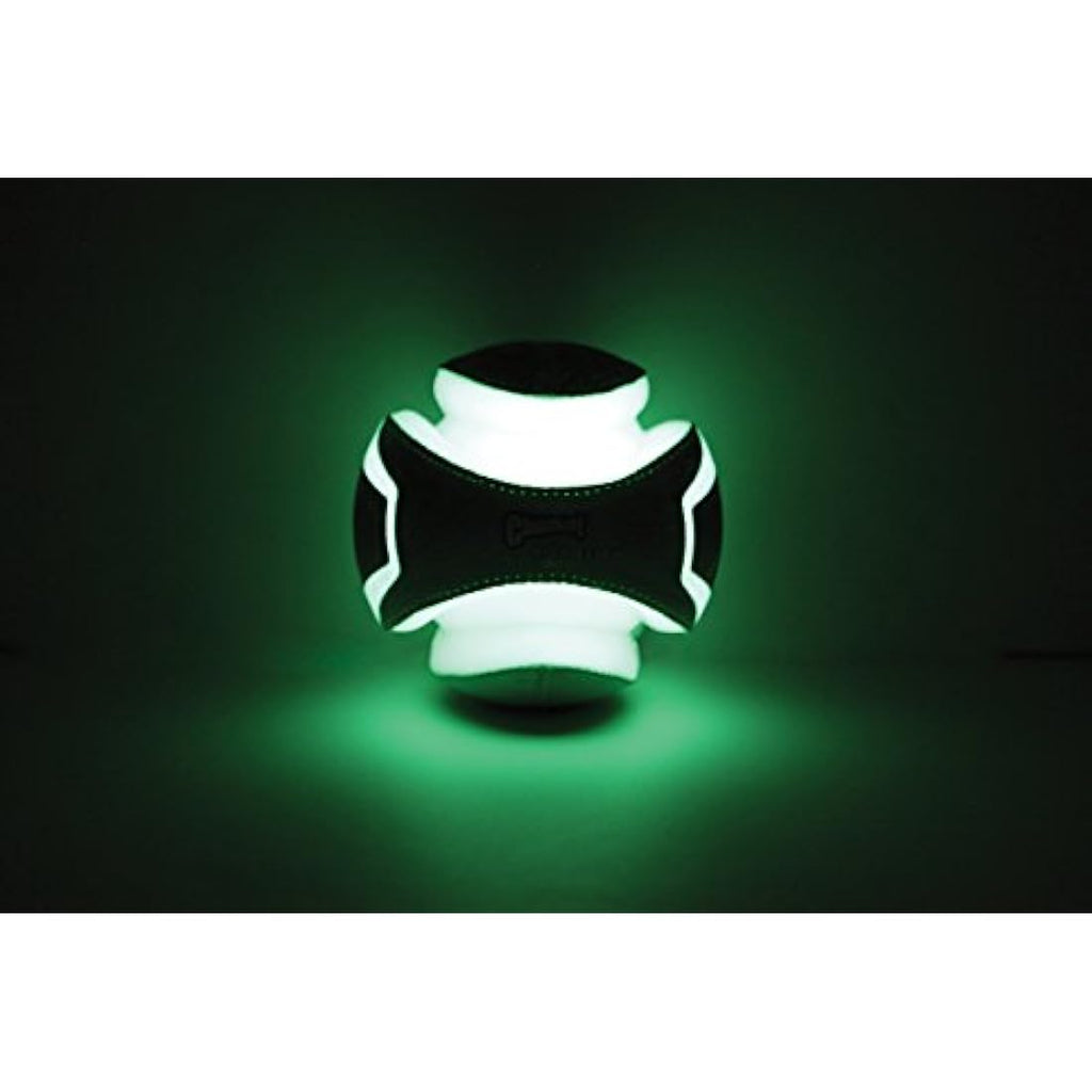 Chuckit! Max Glow Kick Fetch Ball - Durable Glow Dog Toy, Small