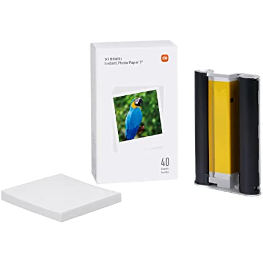 Xiaomi Instant Photo Paper 3 Inch for 1S Printer - 40 Pack White