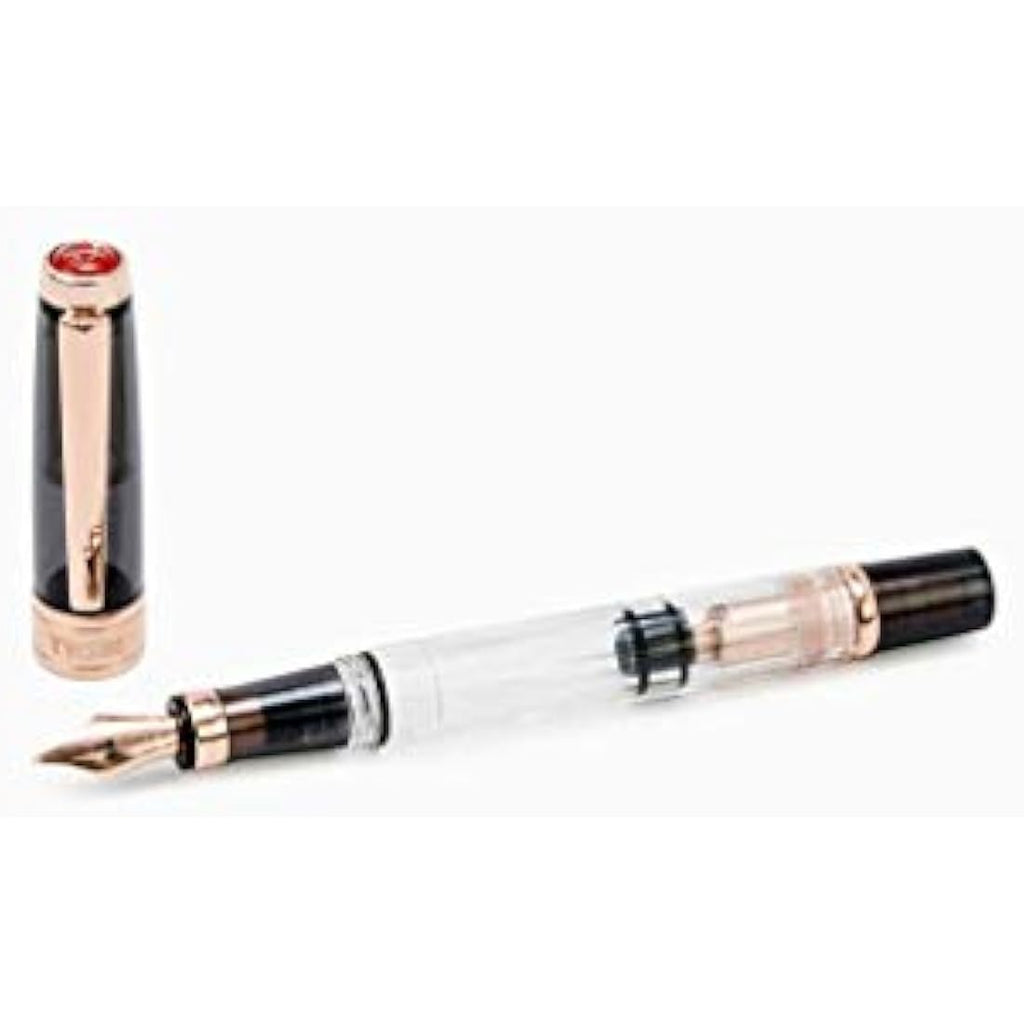TWSBI Diamond 580 Smoke Rose Gold II Fountain Pen – Broad Nib