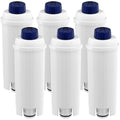 Jolof Store DLSC002 Water Filter for DeLonghi Coffee Machines – 6 Pack