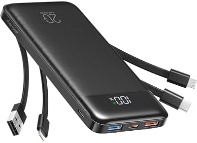 Charmast 20,000mAh Power Bank – 20W Fast Charging Portable Charger