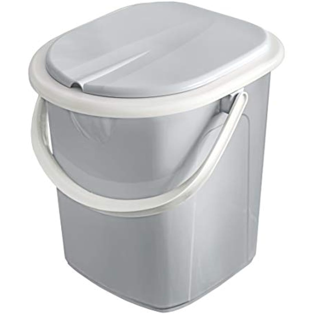 BranQ Mobile Camping Toilet 22L with 40 Organic Bags – Light Grey
