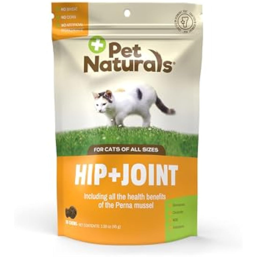 Pet Naturals Hip + Joint Support Supplement for Cats - 30 Chews