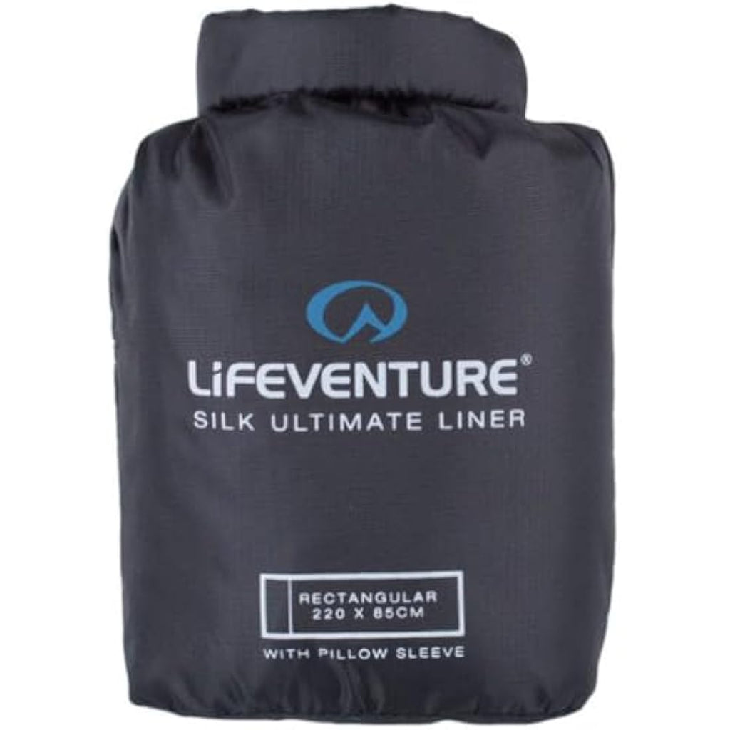 Lifeventure Silk Sleeping Bag Liner – Lightweight Travel Sheet