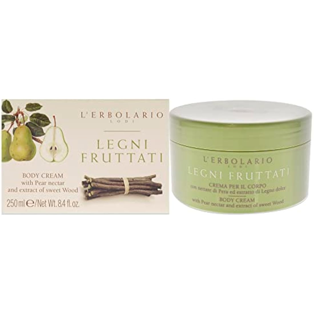L'Erbolario Fruits and Woods Moisturizing & Firming Body Cream, 8.4 oz