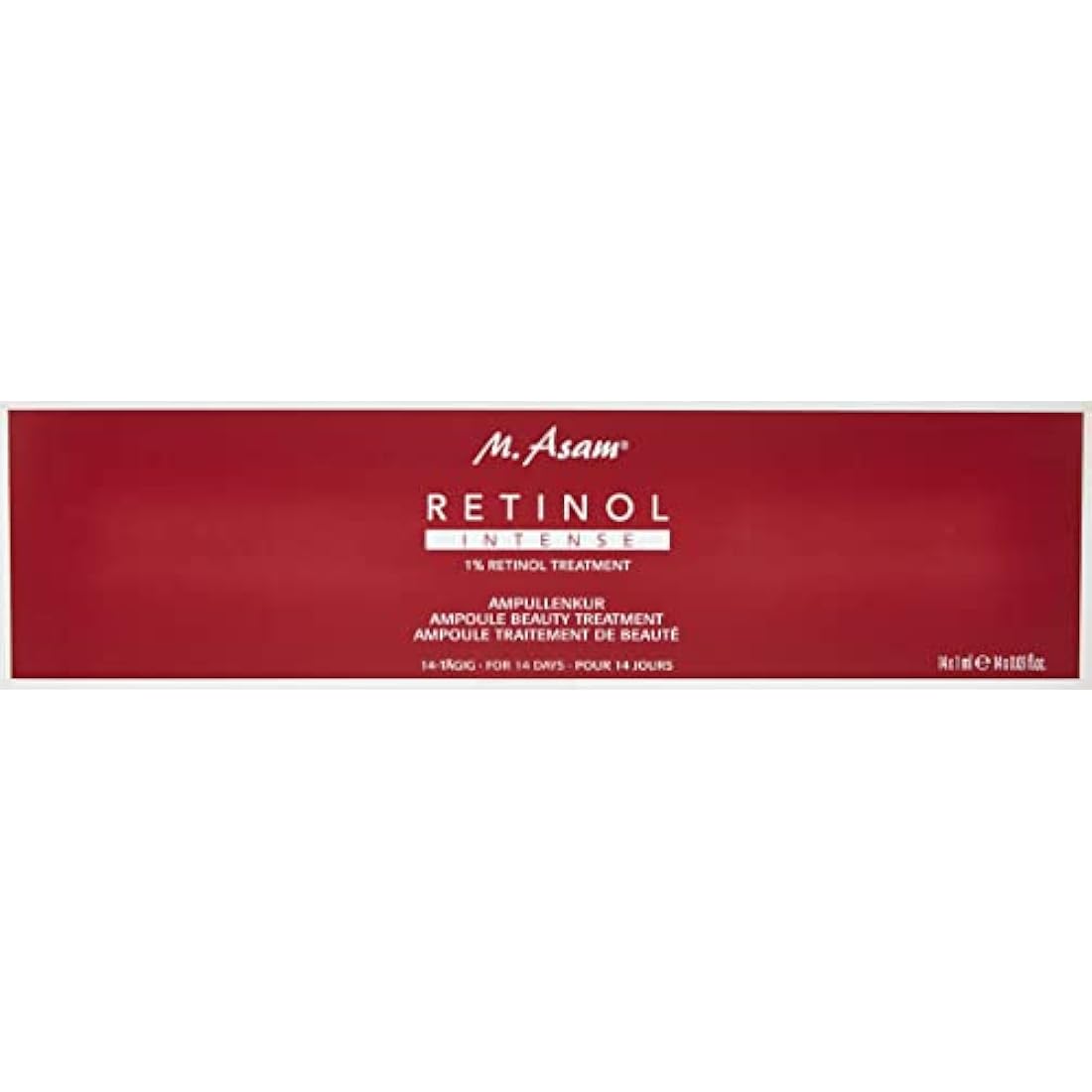 M. Asam Retinol Intense Ampoules – Anti-Aging Night Treatment (14 x 1ml)
