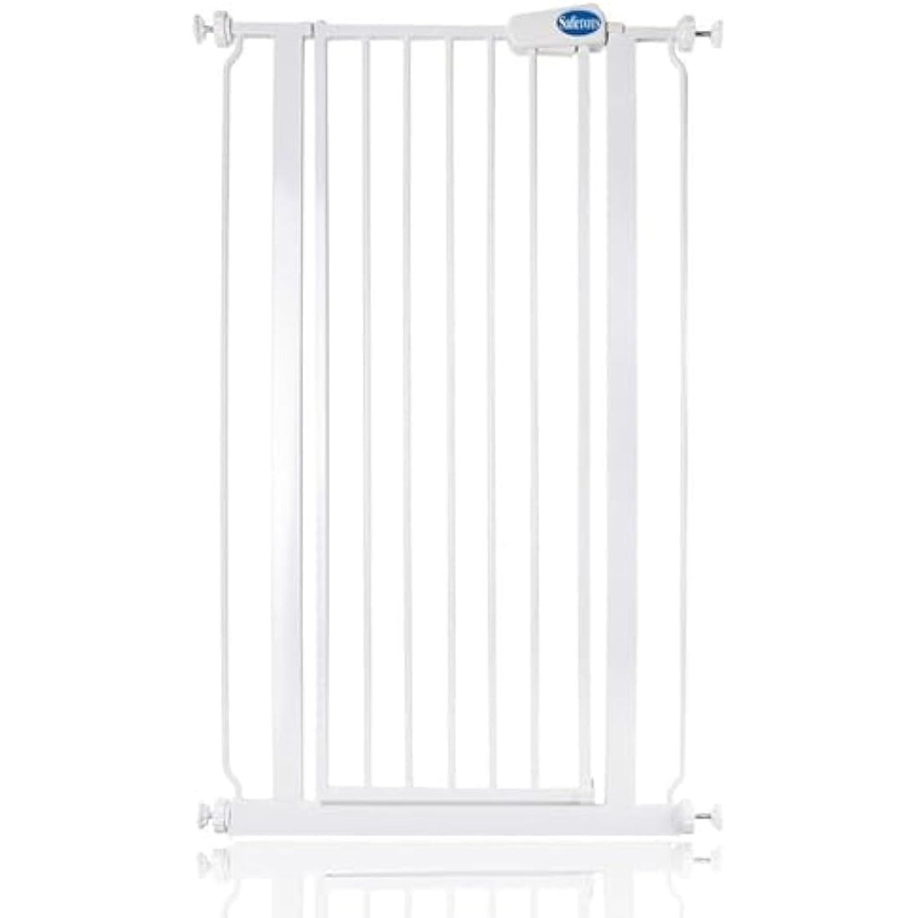 Safetots Extra Tall Narrow Metal Safety Gate | White, 68.5cm - 75cm