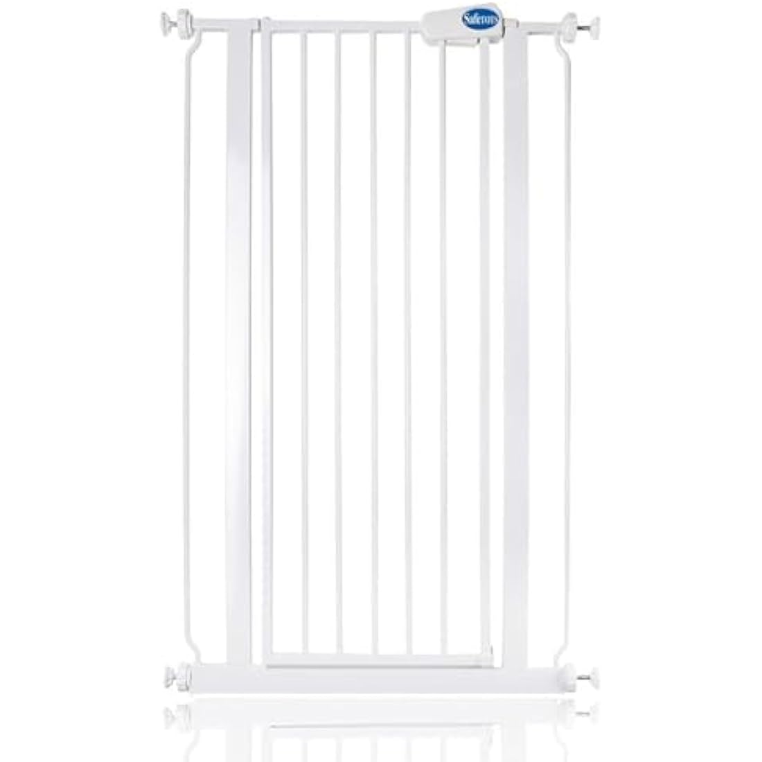 Safetots Extra Tall Narrow Metal Safety Gate | White, 68.5cm - 75cm