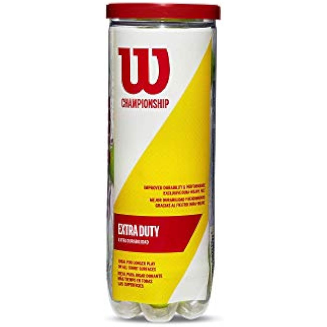 Wilson Championship Tennisbälle – Extra Duty Dura-Weave – 72er Pack