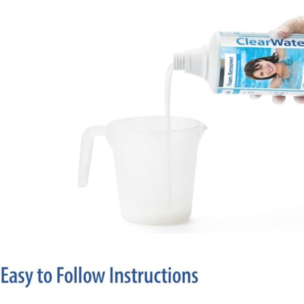 Clearwater Foam Remover for Hot Tubs and Swimming Pools – 1 Litre