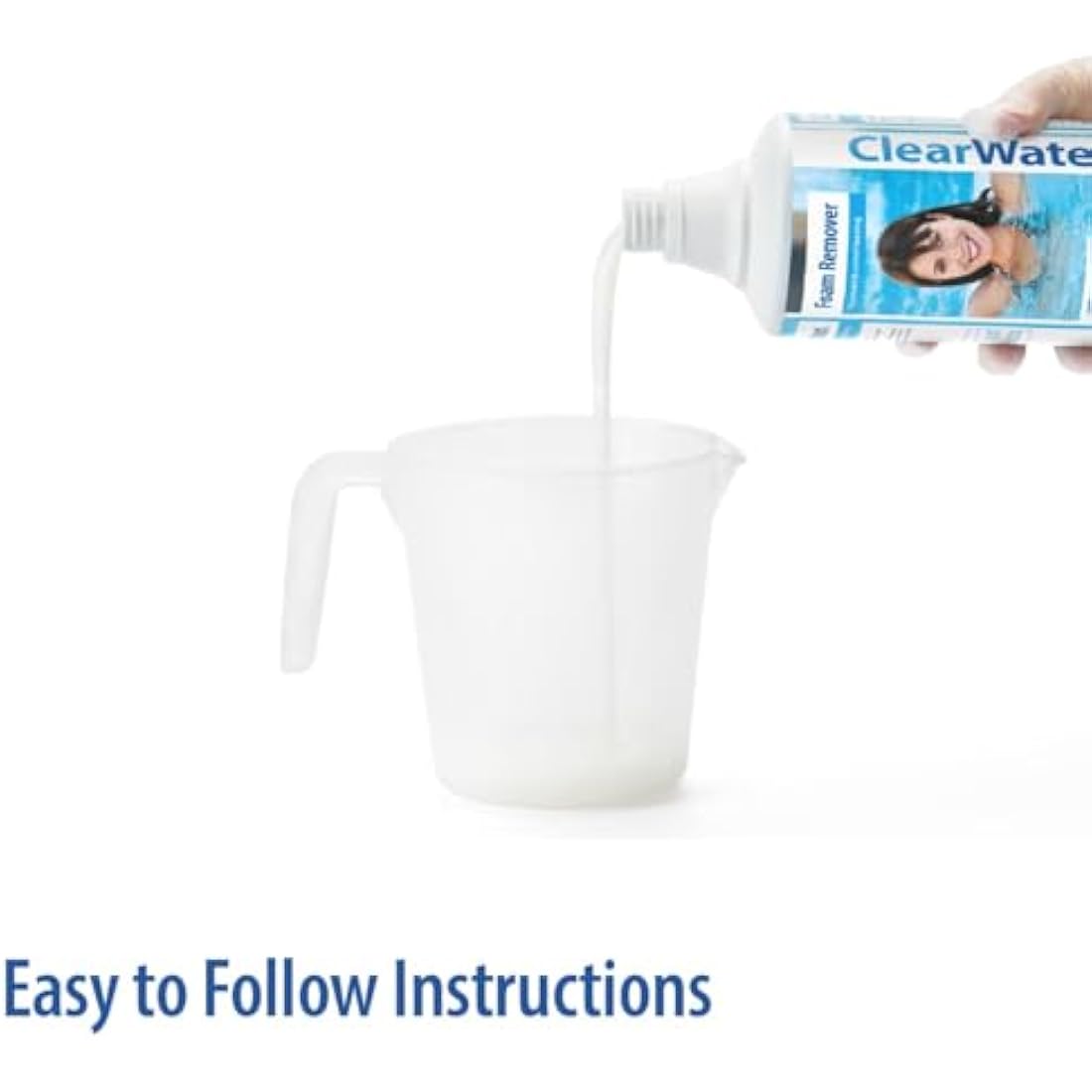 Clearwater Foam Remover for Hot Tubs and Swimming Pools – 1 Litre