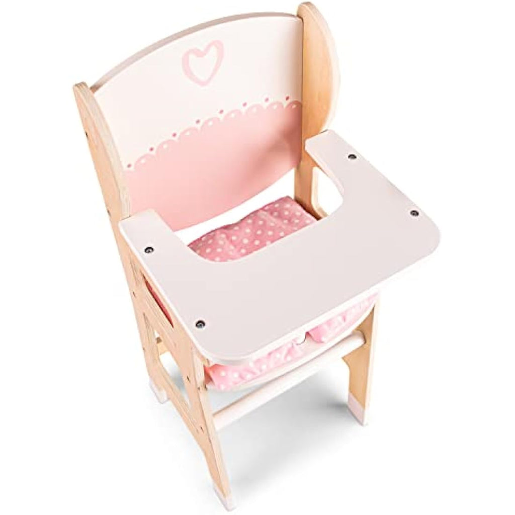 New Classic Toys Wooden Doll Chair with Pillow – Medium Kids Furniture