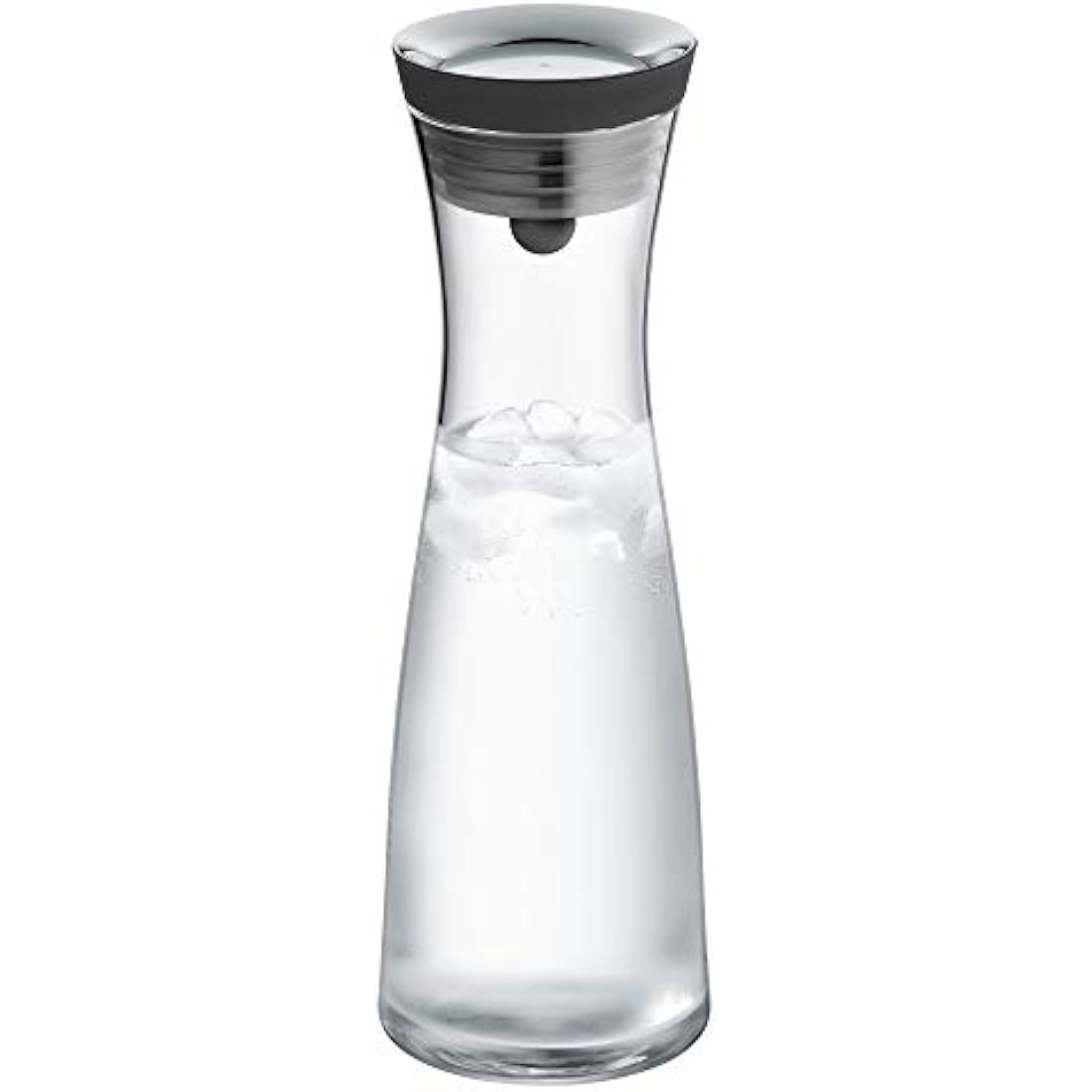 WMF Basic Glass Water Decanter 1L | Stainless Steel Close-Up Stopper