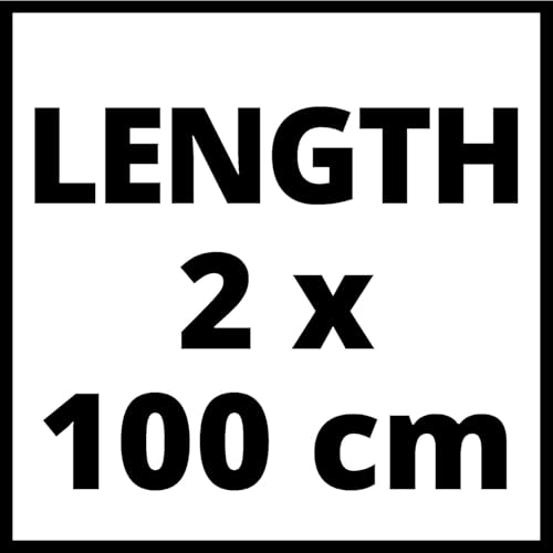 Einhell Aluminium Guide Rail 2x1000mm for Circular and Plunge Saws