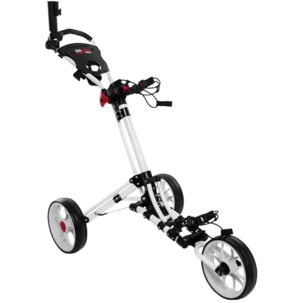 EZE Glide Smart-Fold 3-Wheel Golf Trolley – Lightweight Aluminium