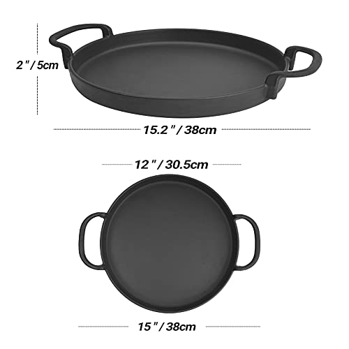 Onlyfire Cast Iron Griddle Pan for Weber 57cm Gourmet BBQ System