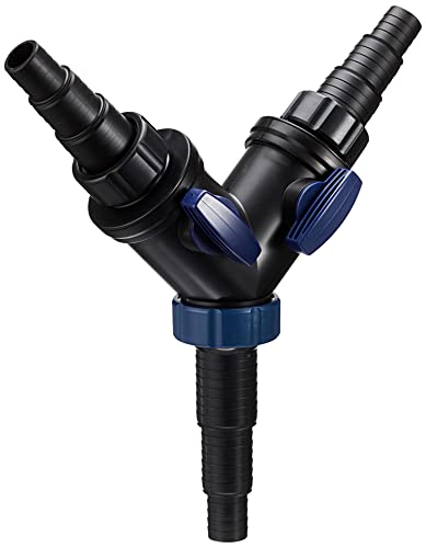 Oase Y-Splitter 1 1/2 Inch Water Distributor for Pond Pumps - Black