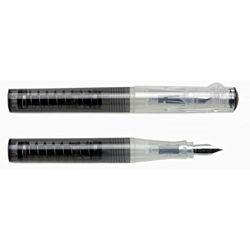 TWSBI GO Piston Fountain Pen – Smoke Transparent Resin Stub 1.1 Nib