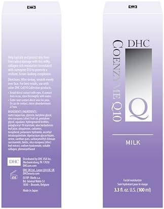DHC Coenzyme Q10 Face Milk – Anti-Aging Hydrating Lotion, 100ml