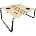 Neso Portable Beach Table | Lightweight Folding Canvas Table - Rainbow