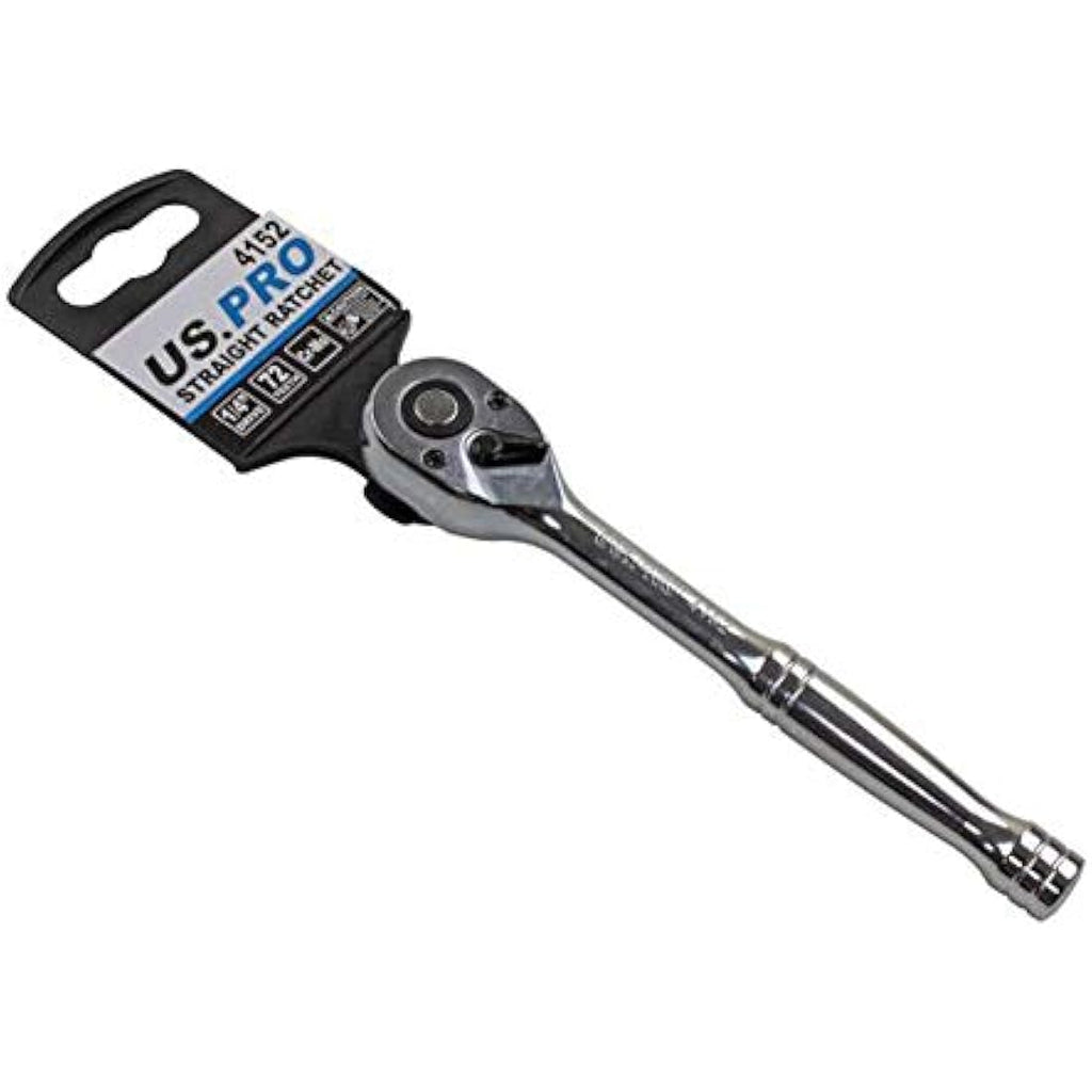 US PRO 1/4" Drive 72T Quick Release Reversible Ratchet Socket Wrench