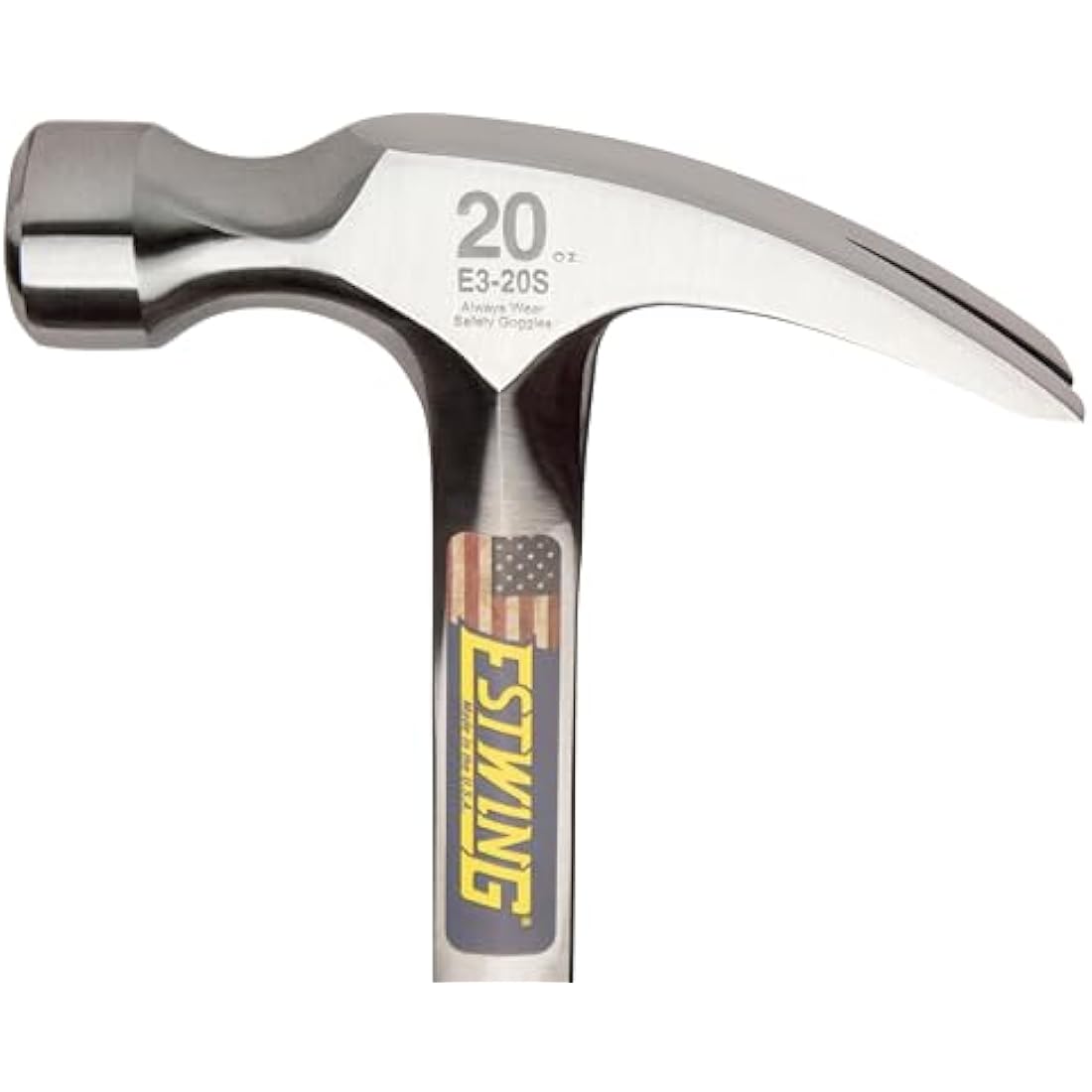 Estwing E3-20S 20 oz Ripping Hammer – Smooth Face Steel Hand Tool