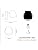 Modern Black Wall Light – Rotatable Wood & Metal Sconce