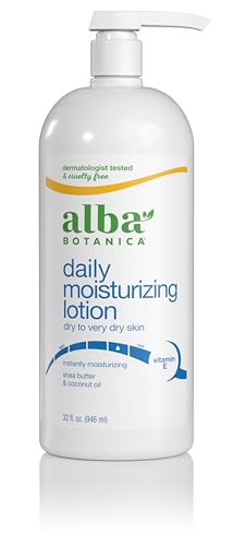 Alba Botanica Coconut Rescue Body Lotion – Very Emollient, 32 oz