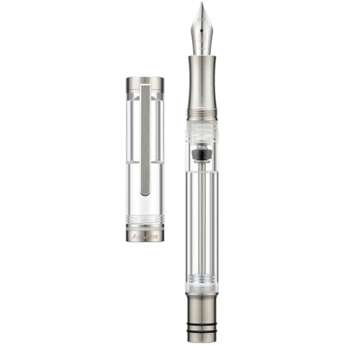 Asvine V200 Titanium Vacuum Filling Fountain Pen - Extra Fine Nib