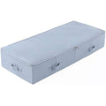 Jumbo Underbed Storage Bins | Washable Clothes Box, Gray