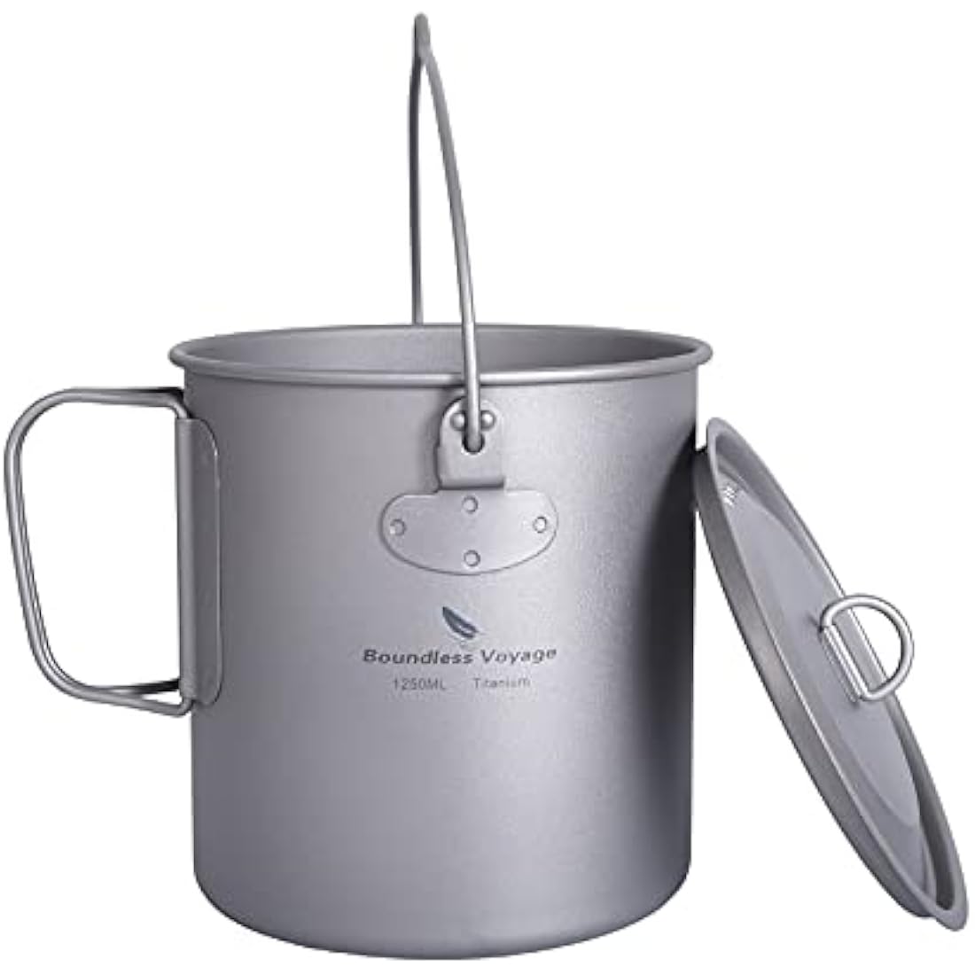 Boundless Voyage 1250ml Titanium Pot | Ultralight Camping Mug