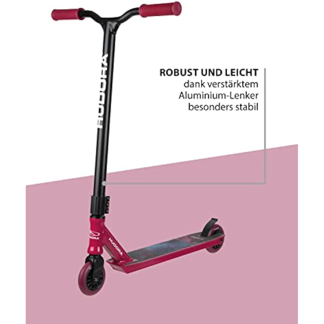 Hudora Stunt Scooter – Lightweight Freestyle Trick Scooter for Kids