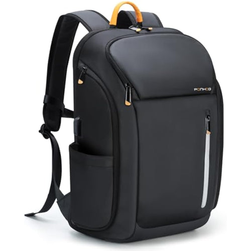 18.4 Inch Laptop Backpack – 40L Travel Tech Rucksack Black