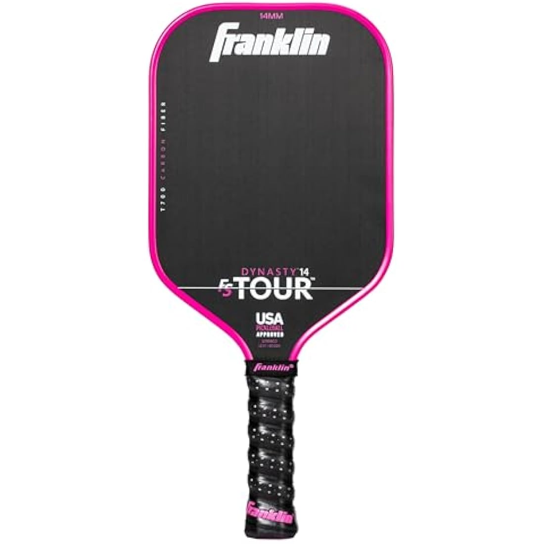 Franklin Sports FS Tour Pickleball Paddle | T700 Raw Carbon Fiber