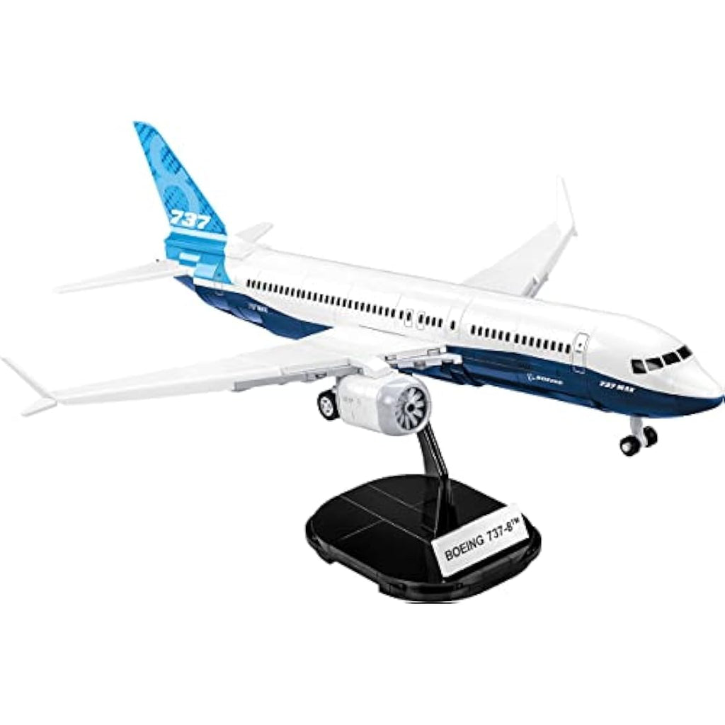 COBI Boeing 737-8 Model Aircraft Building Blocks Set – Black, 340 Pcs