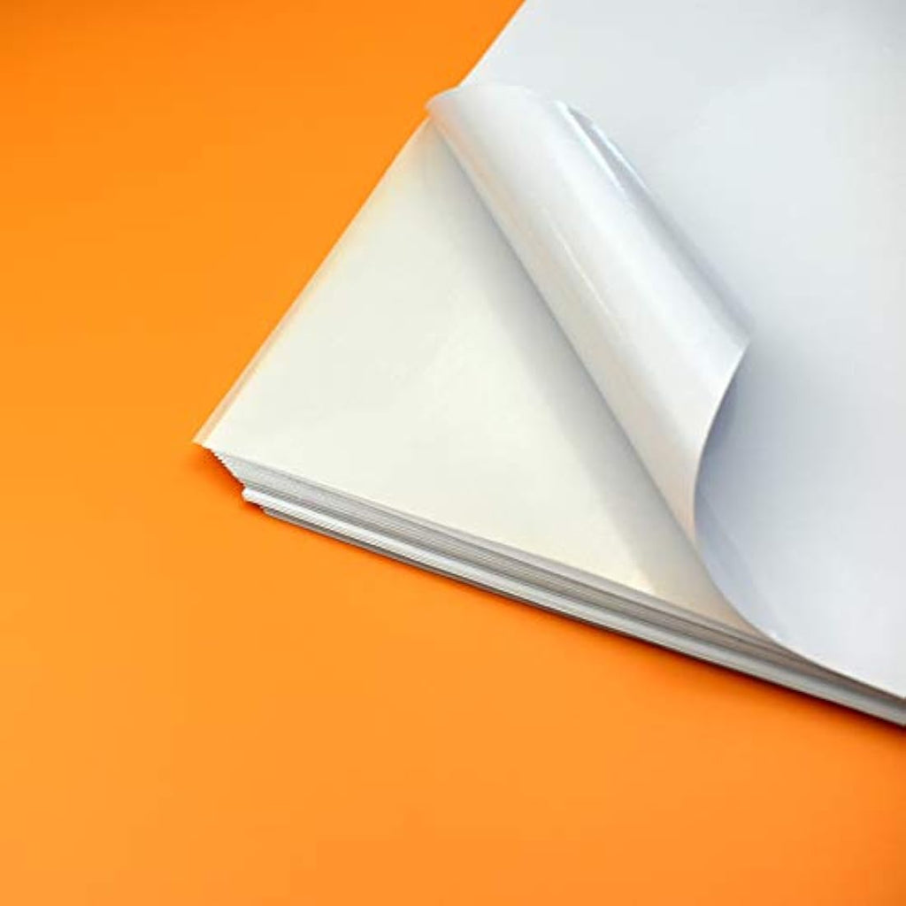 A3 White Glossy Self-Adhesive Sticker Paper - 100 Sheets