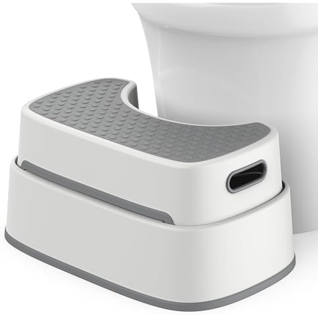 MR.SIGA Toilet Stool – Heavy Duty Non-Slip Squatty Potty for Adults & Kids