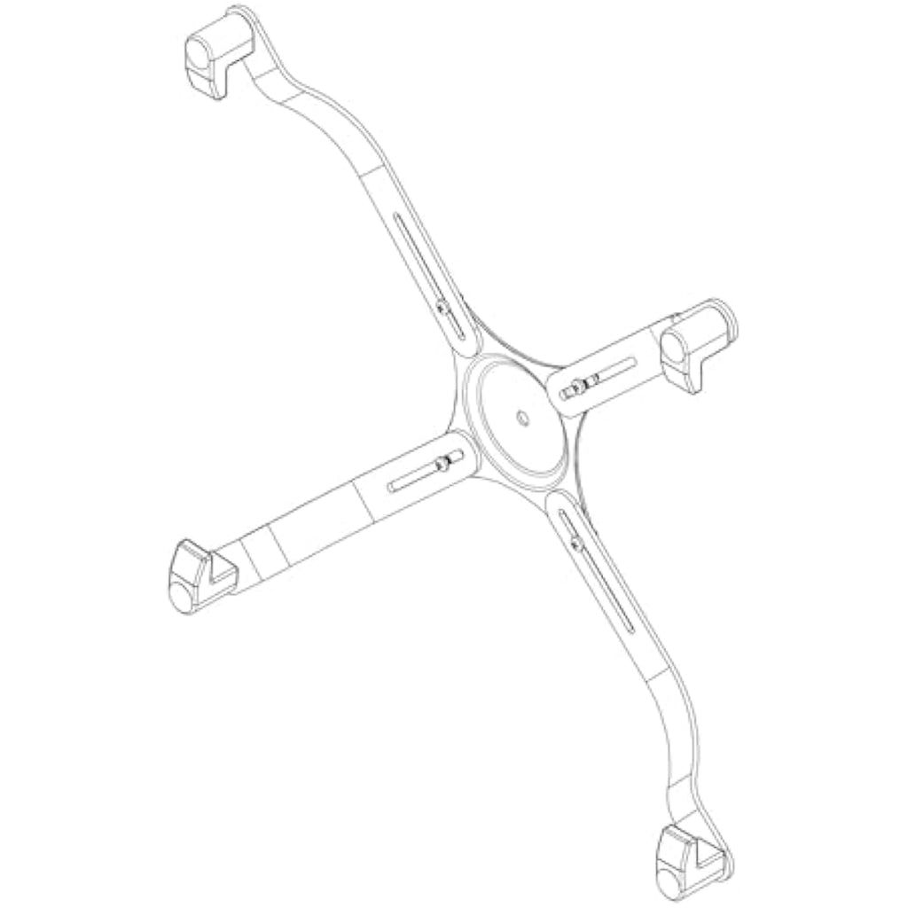hjh OFFICE VESA Adapter Set for 15-27 Inch Monitors | Steel 10kg Load