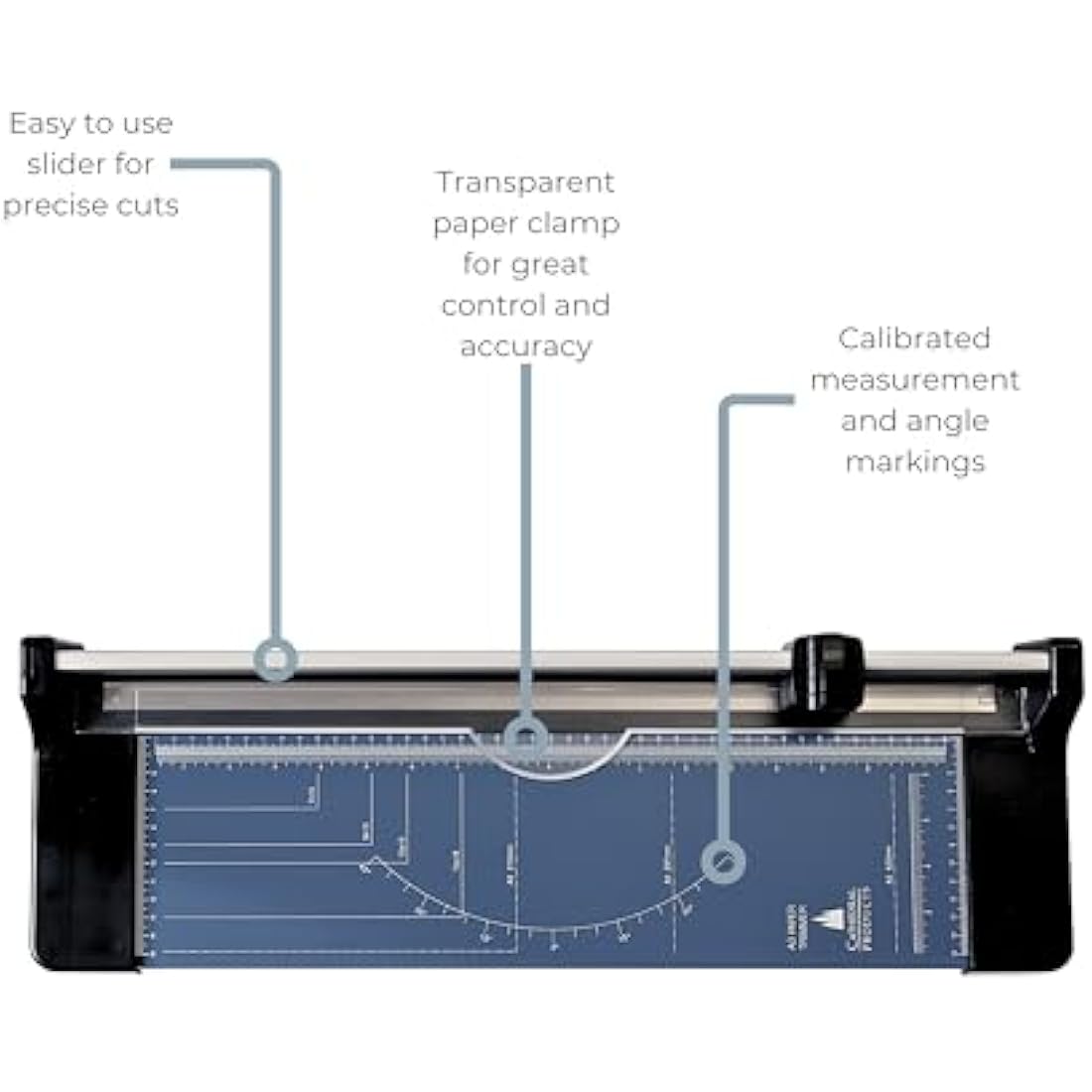 Cathedral A3 Rotary Paper Trimmer | 10 Sheet Capacity Metal Base Cutter