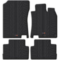 Travall Rubber Car Mats for Nissan Qashqai (2013-2021) | Heavy Duty Black