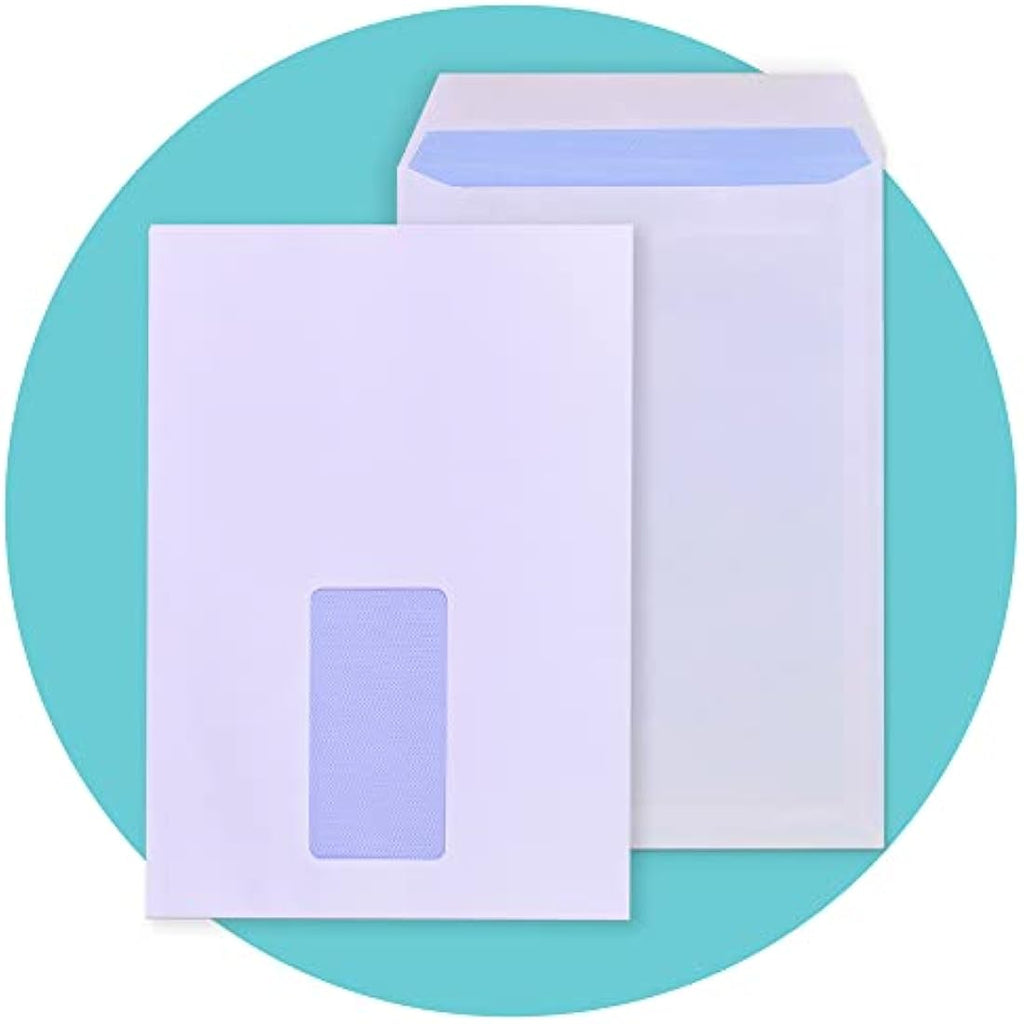 Triplast C5 White Window Security Envelopes – Self Seal 90gsm (100 Pack)