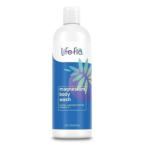 Life-Flo Magnesium Body Wash | Peppermint & Rosemary Cleanser | 16 oz