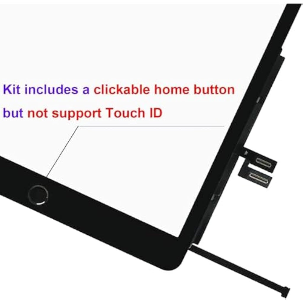 iPad 9th Gen 10.2" Screen Digitizer Replacement – Black