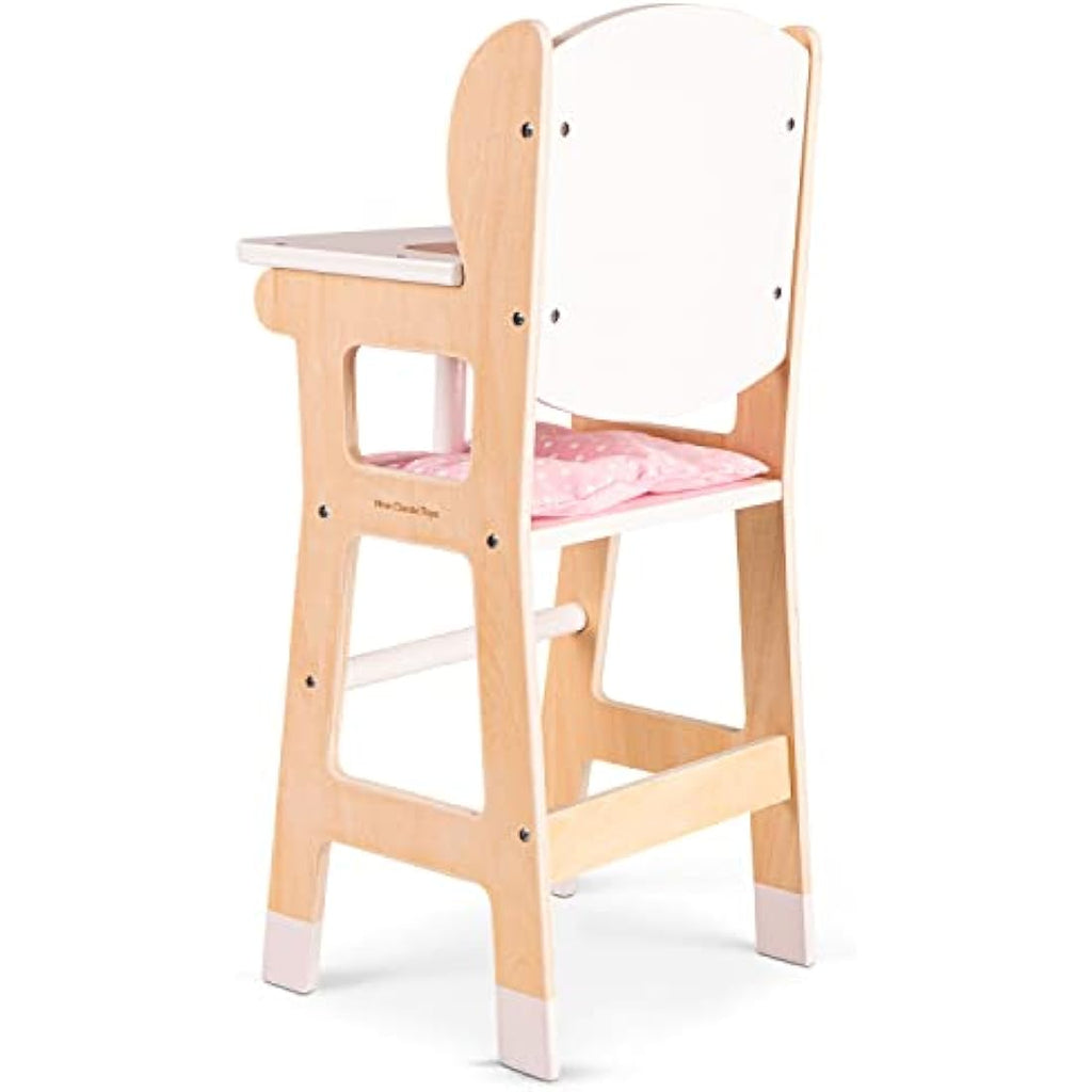 New Classic Toys Wooden Doll Chair with Pillow – Medium Kids Furniture