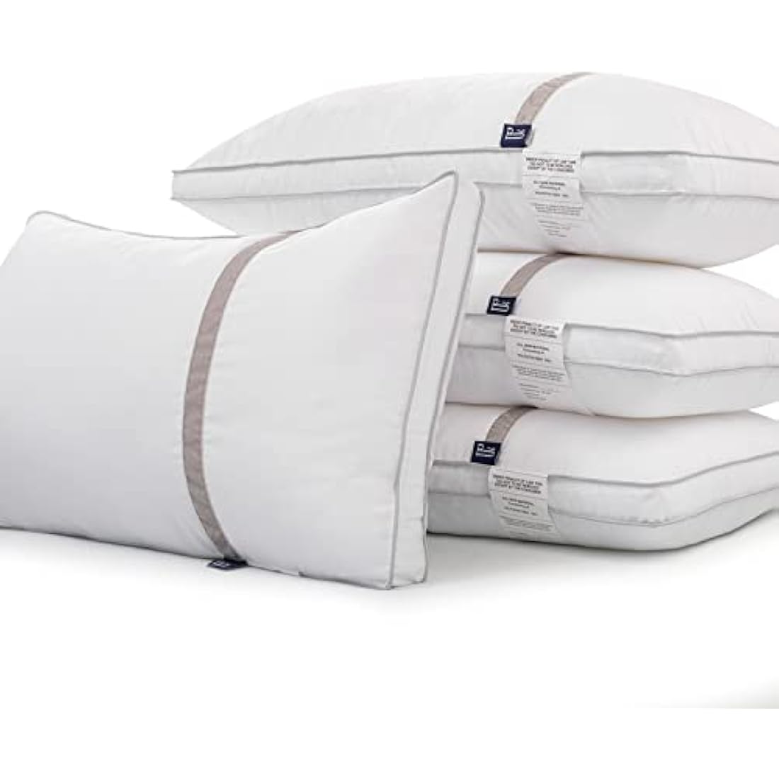 BedStory Hotel Pillows 4 Pack – Down Alternative Hypoallergenic Cotton