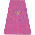 Liforme Non-Slip Yoga Mat – Eco-Friendly Alignment Mat in Grateful Pink