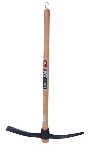 Spear & Jackson Pickaxe – 2.5kg Hardened Steel Head with 90cm Beech Handle