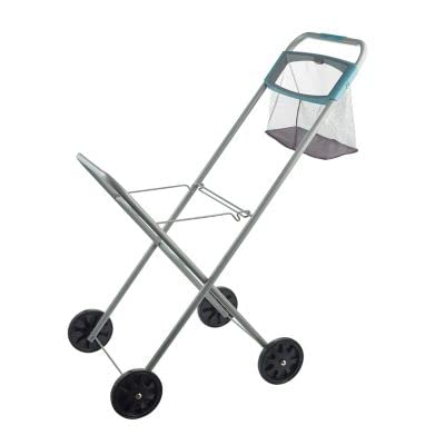 Jolof Store Laundry Basket Trolley – Foldable Wheeled Metal Frame