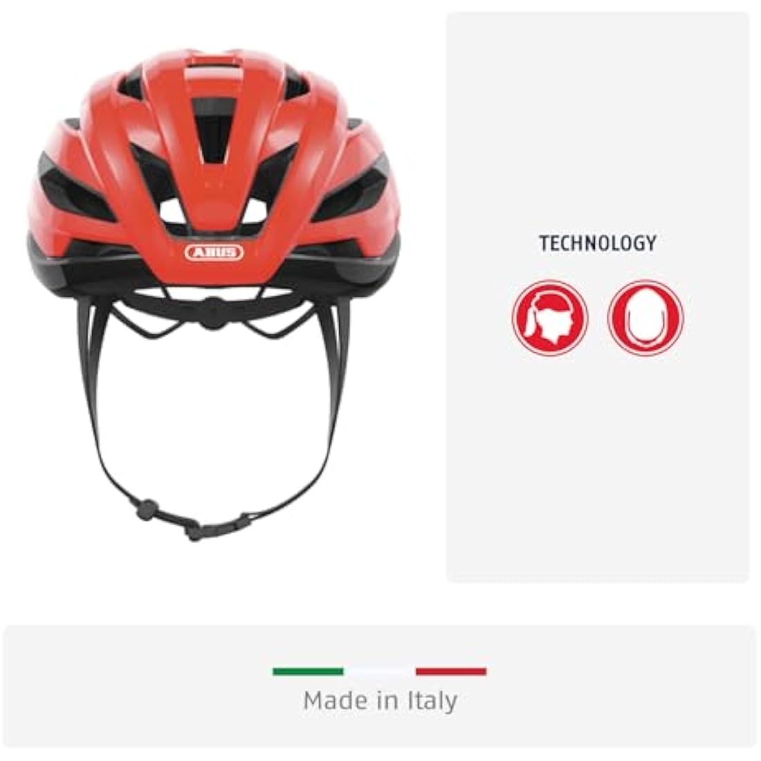 ABUS StormChaser Road Bike Helmet – Lightweight Vented Cycling Helmet